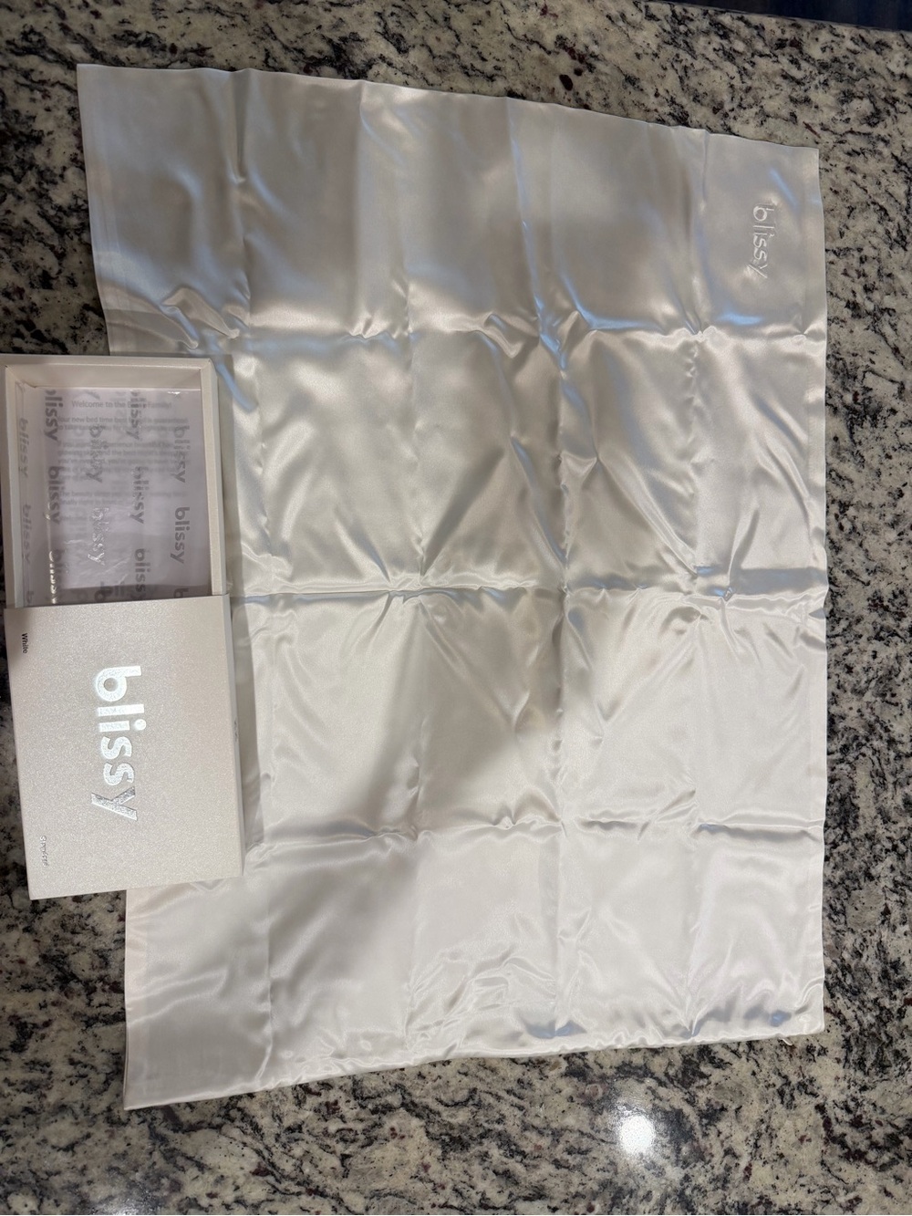 Bliss White Satin Pillowcase Pair - Smooth Silky Sleep Set